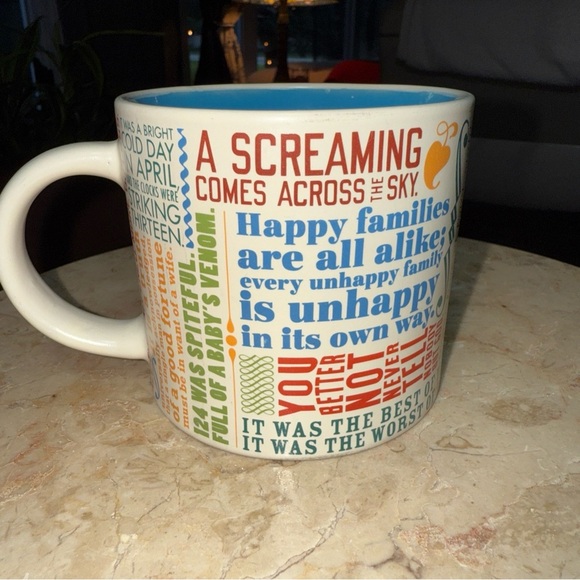 Great Literary Openings Mug By The Unemployed Philosophers Guild, Ceramic 12 Oz - Picture 4 of 9